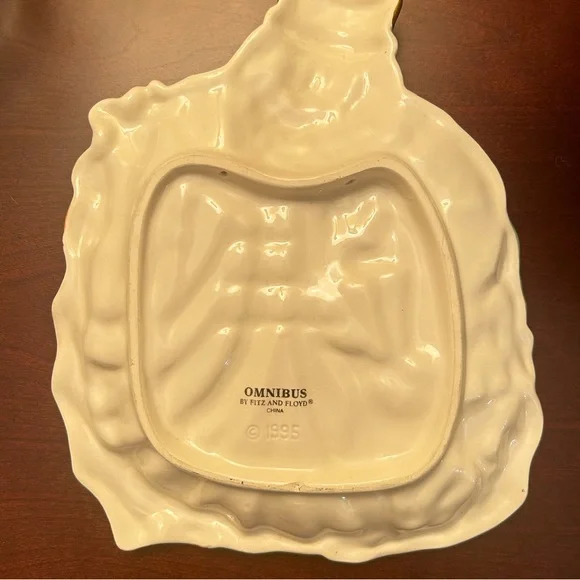 EUC Vintage Fitz And Floyd Good King Wenceslas Canapé Serving Plate/Wall Hanging - Picture 4 of 6